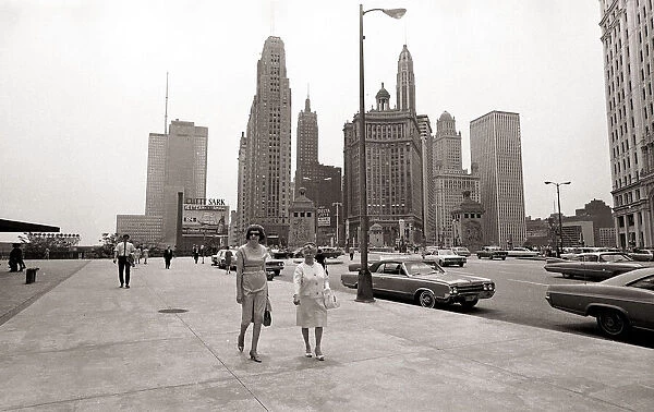 USA Chicago Illinois Americas Windy City in the 1960