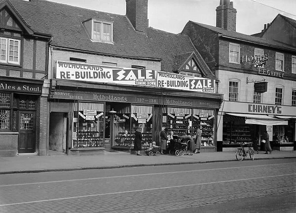 Uxbridge High Street, Mulhollands shop 1936