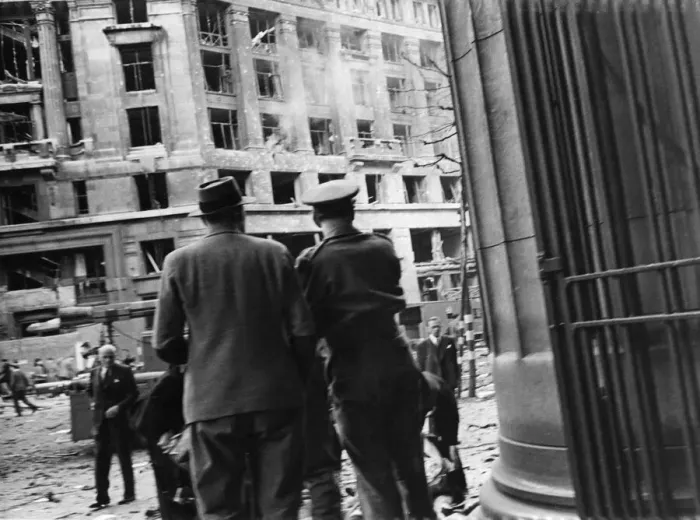 Framed Print : V1 flying bomb attack, Aldwych, London, 30th June 1944. One of the deadliest Framed Print : V1 flying bomb attack, Aldwych, London, 30th June 1944. One of the deadliest