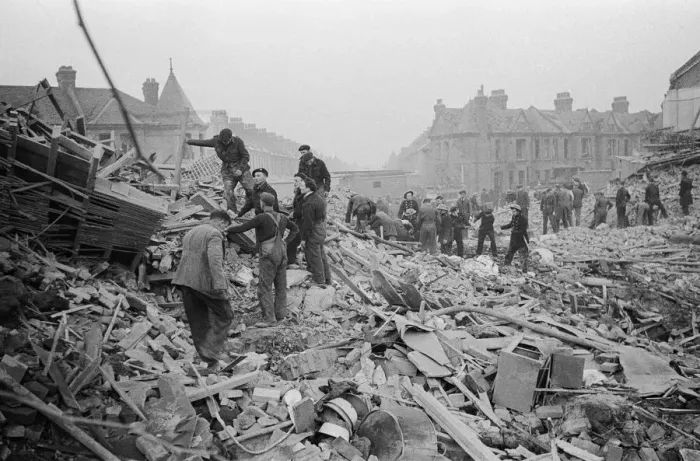 Framed Print : V2 Rocket incident at Noel Park Estate, Gladstone terrace, Wood Green Framed Print : V2 Rocket incident at Noel Park Estate, Gladstone terrace, Wood Green