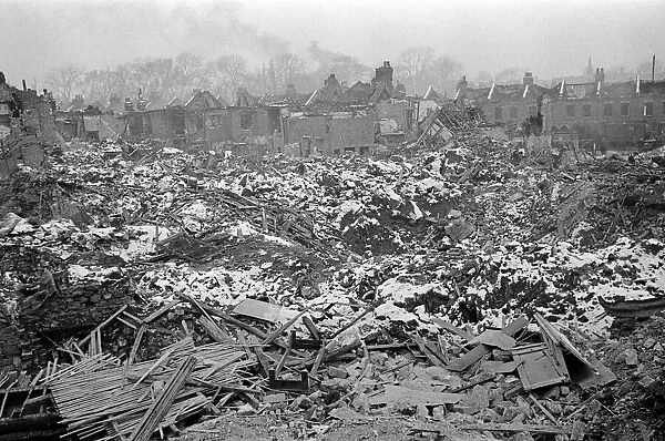 V2 Rocket incident at Tewkesbury, Seven Sisters. 60 houses destroyed, 900 people homeless