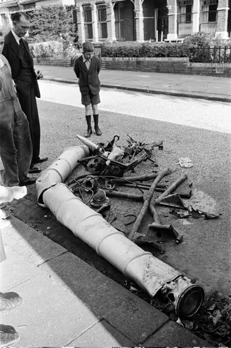 Framed Print : V2 Rocket incident at Tewkesbury Terrace, Bounds Green Road, Southgate Framed Print : V2 Rocket incident at Tewkesbury Terrace, Bounds Green Road, Southgate