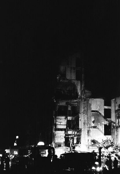 V2 Rocket strike on Duke Street during Second World War. 11th December 1944