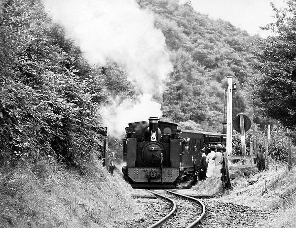 Vale of Rheidol 2-6-2 steam locomotive number 7 'Dwain Glyndwr'