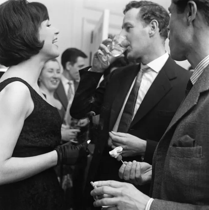 Framed Print : A Valentine Eve cocktail party held by Heather Jenner, wife of Stephen Potter Framed Print : A Valentine Eve cocktail party held by Heather Jenner, wife of Stephen Potter