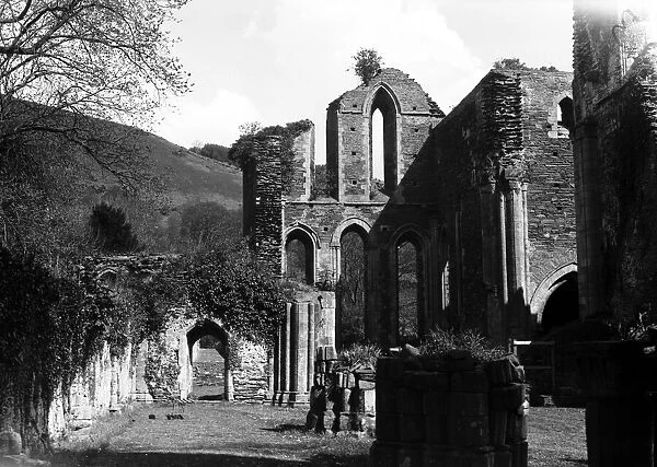 Valle Crucis Abbey, near Llangollen, Denbighshire. May 1932