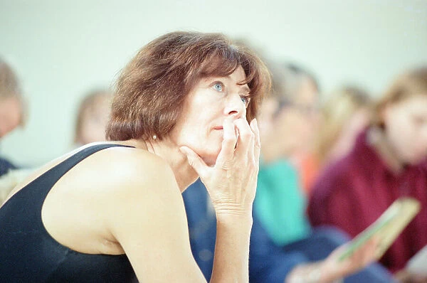 Vanessa Redgrave, Actress, 19th October 1995. Pictured in rehearsals for play