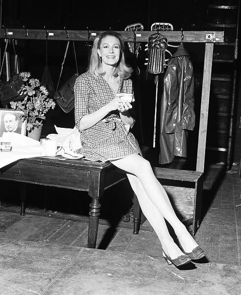 Vanessa Redgrave, backstage at the Wyndham Theatre, London before rehearsals for the play