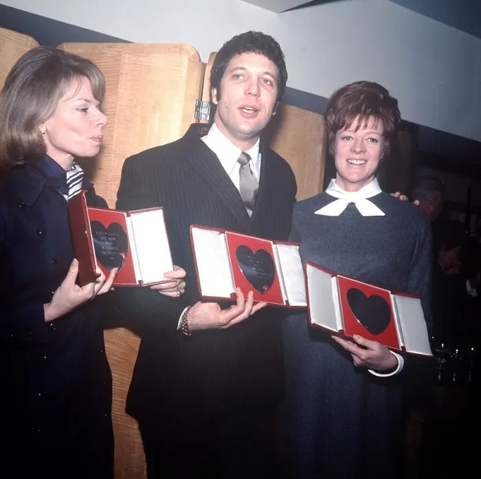 Framed Print : Variety Club Show Business Awards March 1969 Jill Bennett