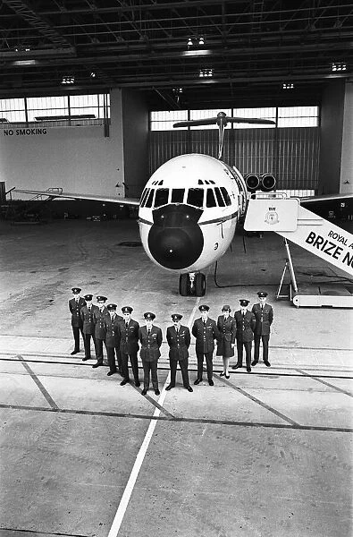 VC10 crew for Queens flight to South Africa 30h October 1968