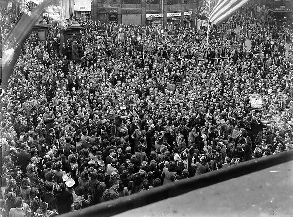VE Day Celebrations in Central Birmingham at the end of the Second World War