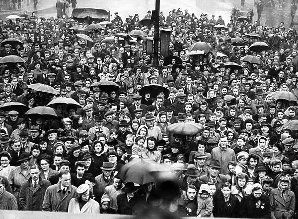 VE Day scenes in Teesside. 8th May 1945