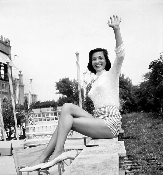 Venice Film Festival 1953. Italian actress Teresa Pellati. August 1953 D5369-016