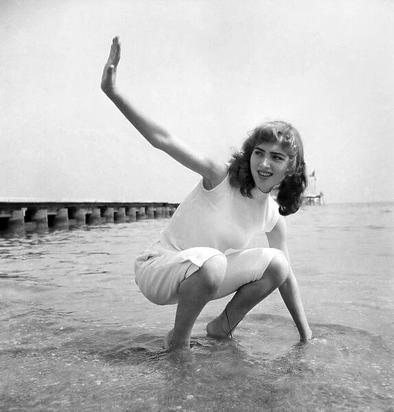 Venice Film Festival 1953. Lenova Ruffo Italian film star. August 1953 D5369-005