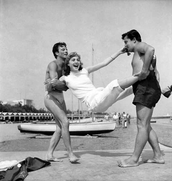 Venice Film Festival 1953. Lenova Ruffo Italian film star. August 1953 D5369-002