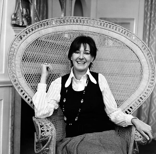 Verity Lambert, the new head of drama for Thames Television at her home. 6th May 1974
