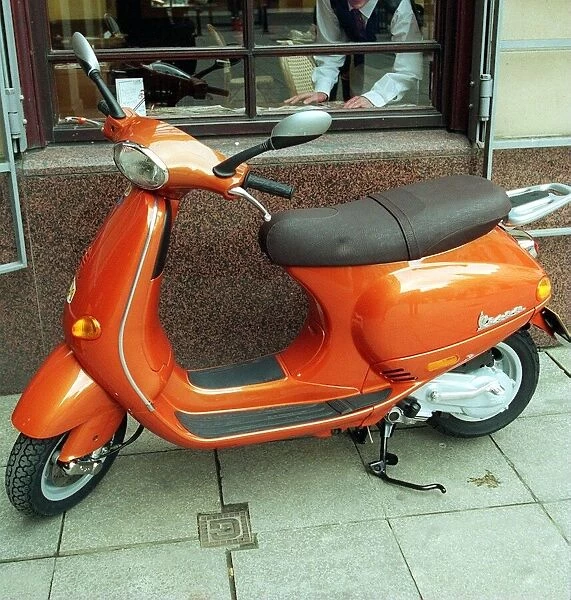 The Vespa Scooter pictured at the Italian centre