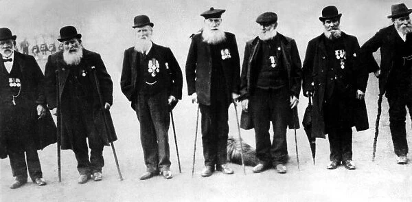 Veterans from The Battle of Balaclava of the Crimean War