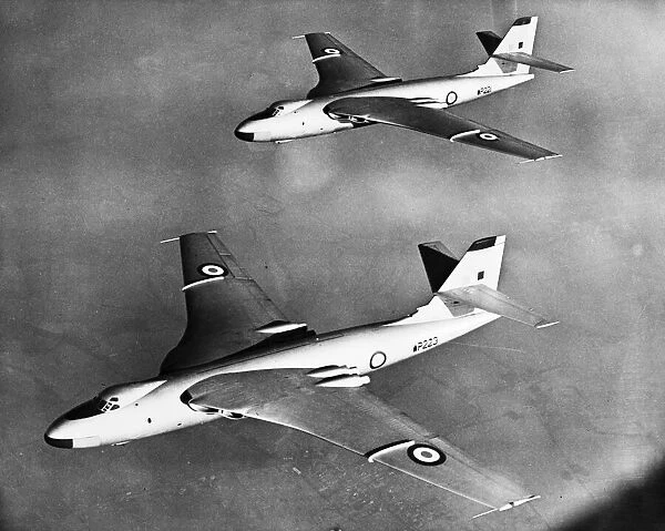 The Vickers-Armstrongs Valiant British four-jet high-altitude bomber