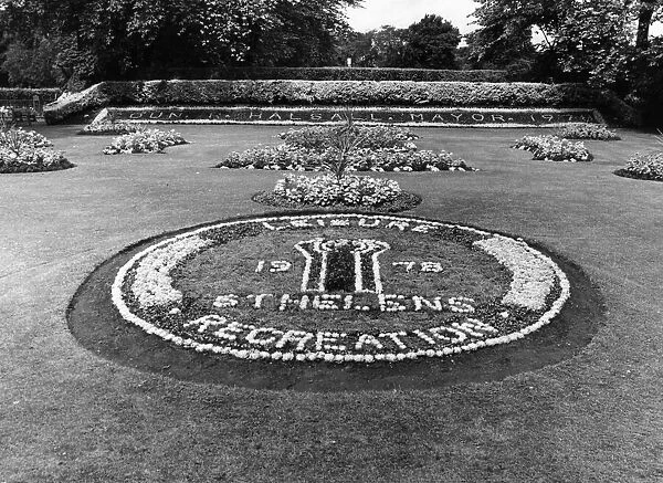 Victoria Gardens, St Helens, Merseyside, 24th July 1978. Leisure Recreations