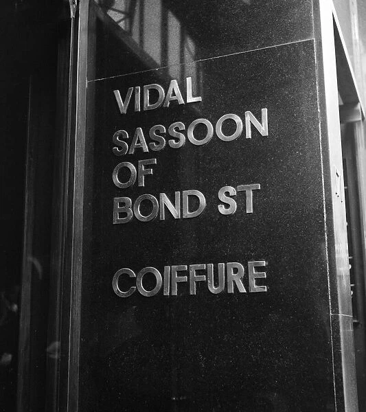 Vidal Sassoon Salon, Bond Street, London, Tuesday 13th August 1963
