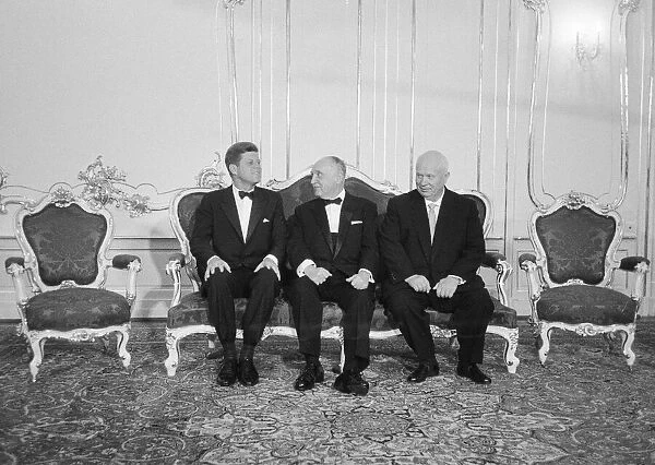 The Vienna summit. John F. Kennedy and Soviet Premier Nikita Khrushchev met for the first