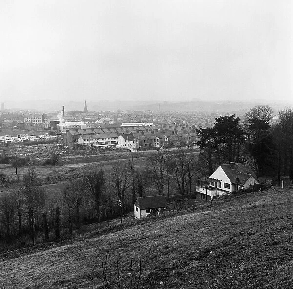 View of Barnstaple, North Devon. 9th January 1966