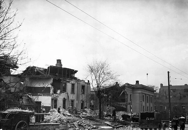 View of Bomb damage in Hull following the air raids of May 1941