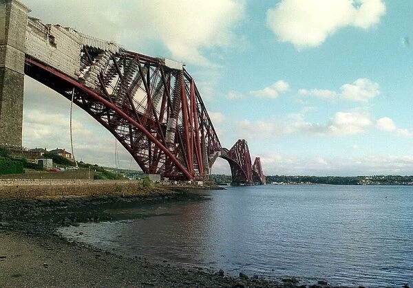 The view from the Channel Restaurant in North Queensferry of the Forth Bridge September