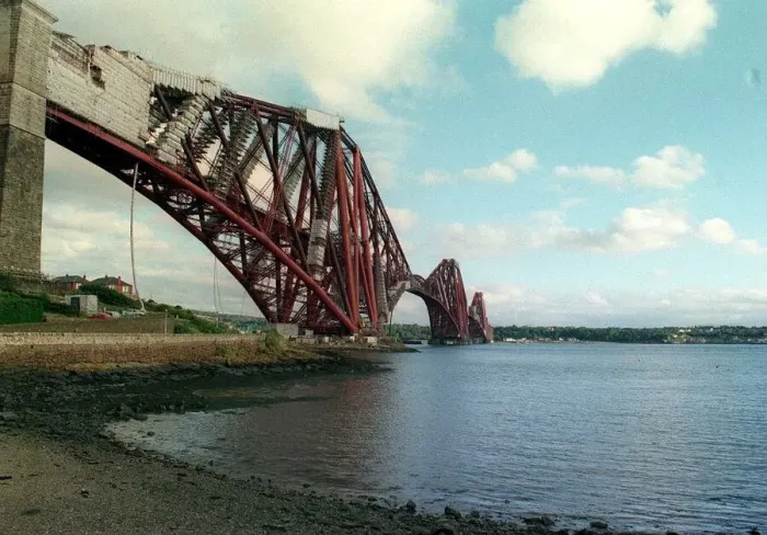 Framed Print : The view from the Channel Restaurant in North Queensferry of the Forth Bridge September Framed Print : The view from the Channel Restaurant in North Queensferry of the Forth Bridge September