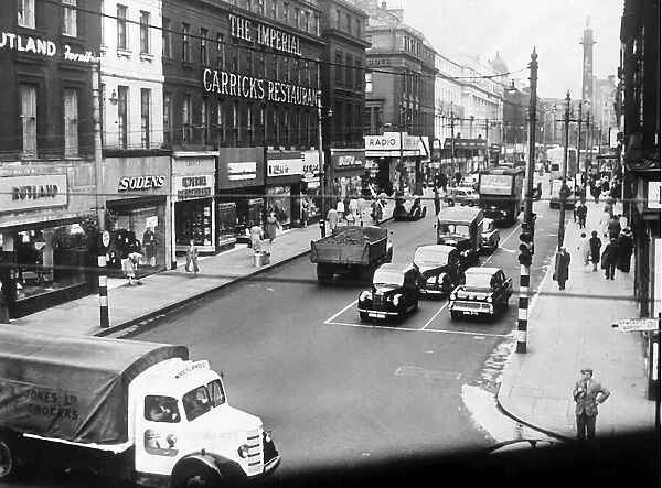 A view of Grainger Street, Newcastle in 1957