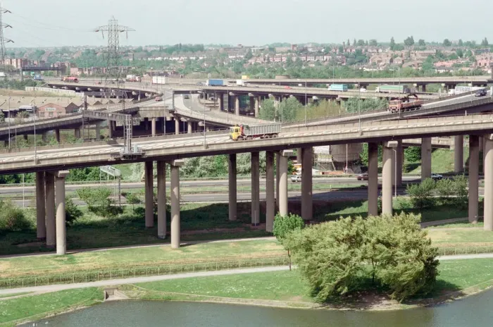 Framed Print : View of the Gravelly Hill Interchange, also known as Spaghetti Junction Framed Print : View of the Gravelly Hill Interchange, also known as Spaghetti Junction