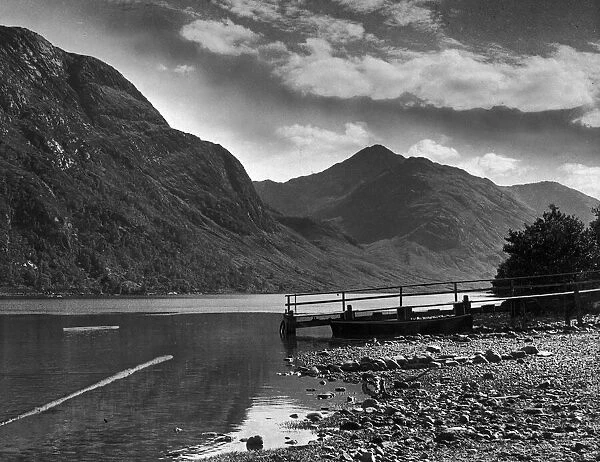 View of the hills overlooking Loch Shiel and the Glen 29  /  08  /  1946