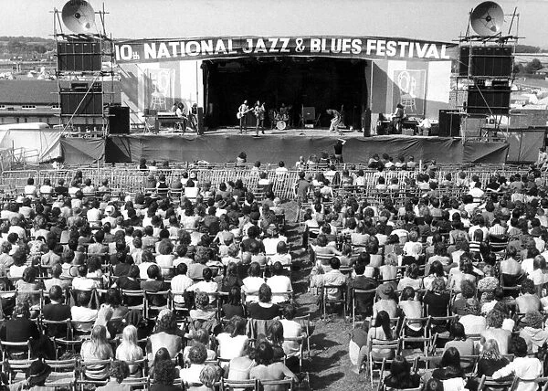 View of the main stage at the 10th International Jazz & Blues festival