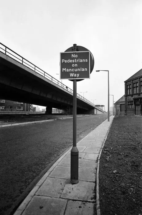 Framed Print : View of the new Mancunian Way motorway. 12th June 1967 Framed Print : View of the new Mancunian Way motorway. 12th June 1967