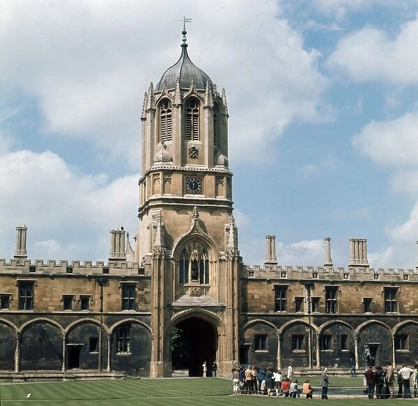 A view of Tom Tower in Oxford, 1973