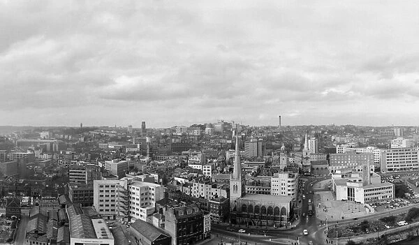 View of view of Bristol from the roof of the E. S. & A. Robinson & Son building