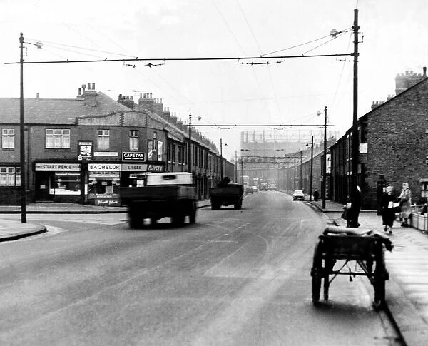 A view of Walker Road, Walker, Newcastle upon Tyne, Tyne and Wear