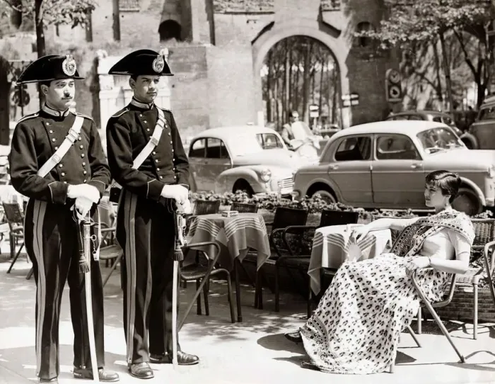 Framed Print : Views Itay Rome May 1956 Soldiers of the army of Italy known as Carabinieri