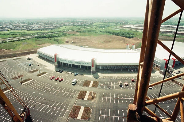 Views from the Leisure Park Tower, completed today, when TDC chairman Ron Norman fixed