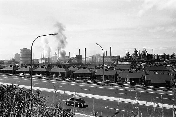 Views of Port Talbot Steelworks, Wales. 7th August 1967