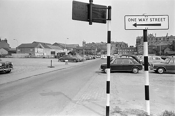 Views of the site of the Civic Centre, Reading. 20th May 1966