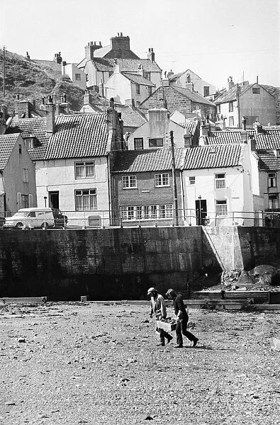 Views of Staithes, North Yorkshire. 1972