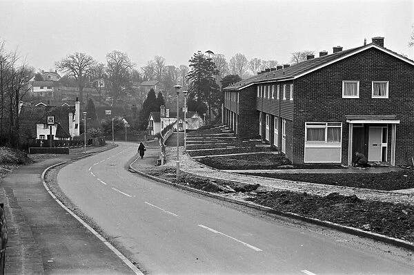 Views of Surley Row, Reading, Berkshire. 6th January 1969