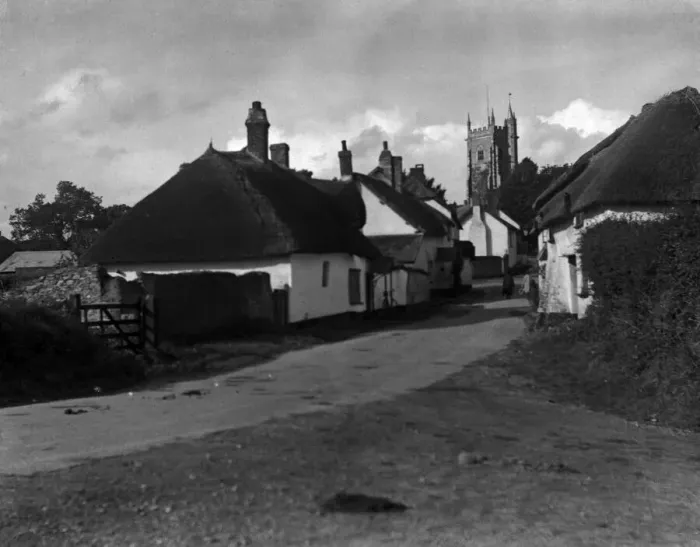 Framed Print : The village of Broadhembury in Devon. 1930 Framed Print : The village of Broadhembury in Devon. 1930