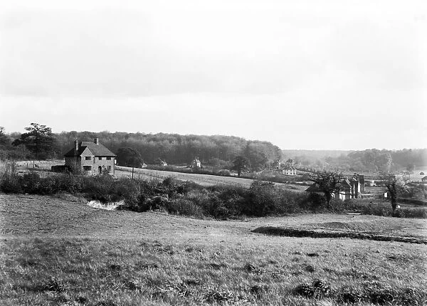 The village of Jordans, Buckinghamshire Circa April 1928