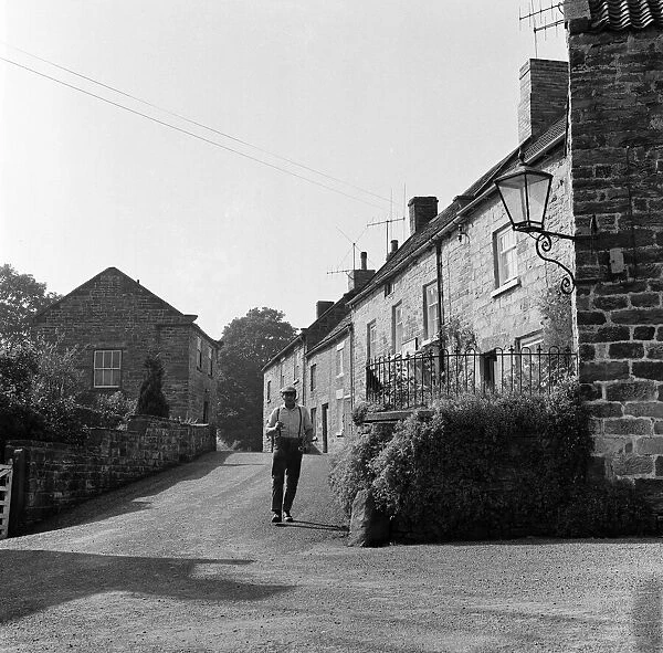 Village scenes in Hornby in Hambleton, North Yorkshire. 1971