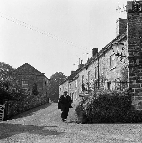 Village scenes in Hornby in Hambleton, North Yorkshire. 1971