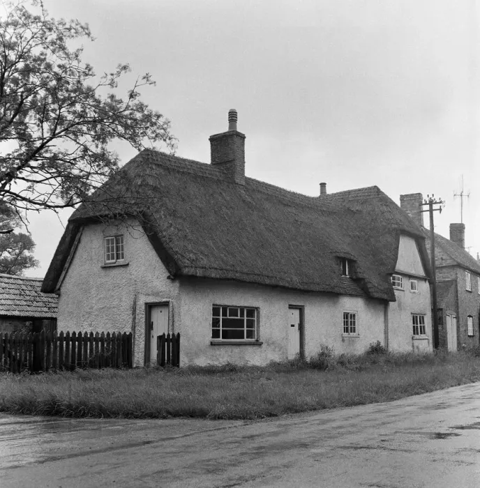 Framed Print : Village scenes in Leighton Bromswold, Cambridgeshire. 1965 Framed Print : Village scenes in Leighton Bromswold, Cambridgeshire. 1965