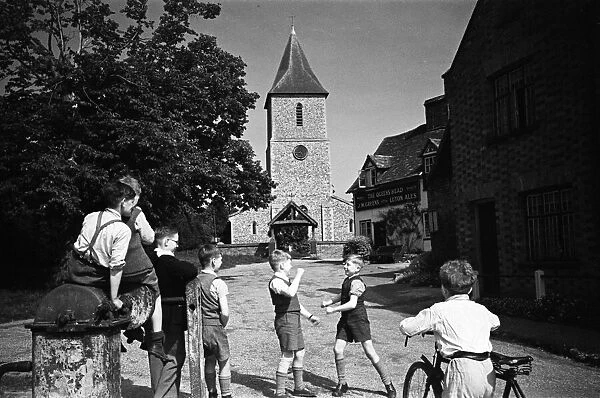 Village scenes in Sandridge, Hertfordshire. Circa 1945